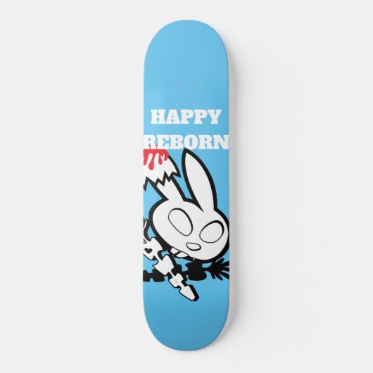 Happy Reborn Bunny Loves Strawberry Jam Persoonlijk Skateboard (Voorkant)