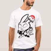 Happy Reborn Bunny Strawberry Jam op Egg Shell T-shirt (Voorkant)