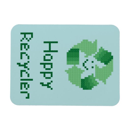 Happy Recycling Flexible Magnet Magneet (Horizontaal)