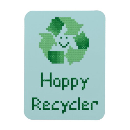 Happy Recycling Flexible Magnet Magneet (Verticaal)