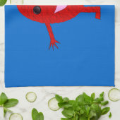 Happy Red Grape Kitchen Towel Theedoek (Gevouwen)