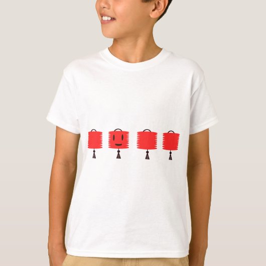 Happy Red Lantern T-shirt (Voorkant)