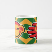 Happy Red Monkey Face Koffiemok (Center)