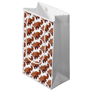 Happy Red panda Small Gift Bag Klein Cadeauzakje