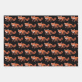 Happy Red Panda wrapping Paper 3 vellen (Voorkant 2)