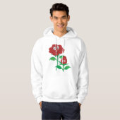 Happy Red Roses Hoodie (Voorkant volledig)