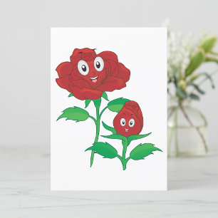 Happy Red Roses Kaart