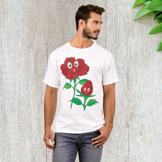 Happy Red Roses T-shirt