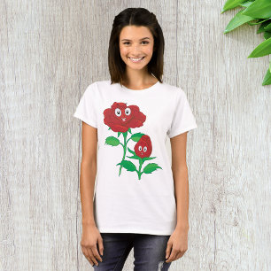 Happy Red Roses T-shirt