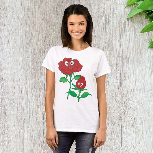Happy Red Roses T-shirt