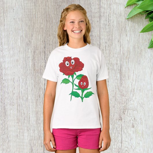 Happy Red Roses T-shirt