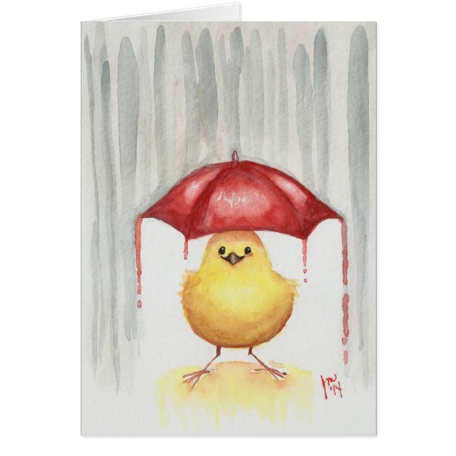 Happy Red Umbrella (Voorkant)