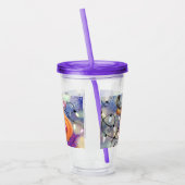 Happy Reindeer - Kerstmis Acryl Drinkbeker (Links)