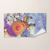 Happy Reindeer - Kerstmis Bad Handdoek (Handdoek)
