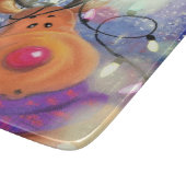 Happy Reindeer - Kerstmis Snijplank (Hoek)