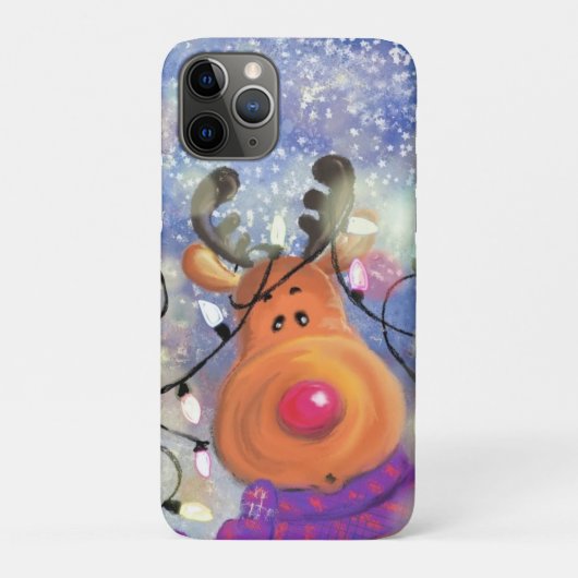 Happy Reindeer - Vrolijk kerstfeest - Case-Mate iPhone Case (Achterkant)