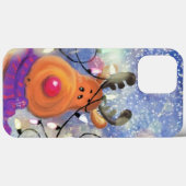 Happy Reindeer - Vrolijk kerstfeest - Fun Case-Mate iPhone Case (Achterkant (horizontaal))