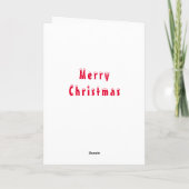 Happy Rendier Kerst Kaart (Achterkant)