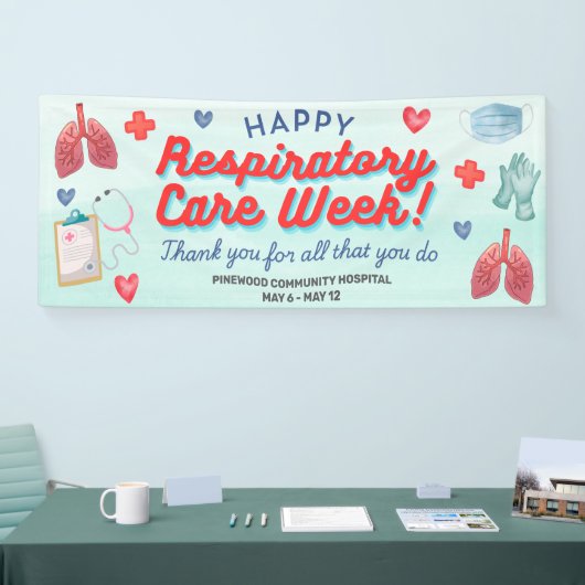 Happy Respiratory Care Week Appreciation Banner (Beurs)