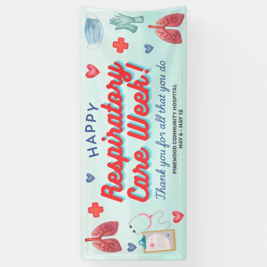 Happy Respiratory Care Week Appreciation Banner (Verticaal)