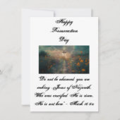 Happy Resurrection Day Feestdagenkaart (Voorkant)