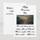 Happy Resurrection Day Feestdagenkaart (Voorkant / Achterkant)