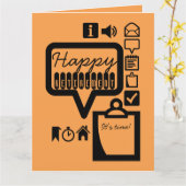 Happy Retirement 2 Het is tijd voor een groot Wens Kaart (Gele Bloem)