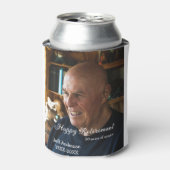 Happy retirement add name photo years of service r blikjeskoeler (Blikje Voorkant)