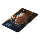 Happy retirement add name photo years of service r magneet (Linkerzijde)