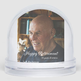 Happy retirement add name photo years of service r sneeuwbol