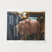 Happy retirement add name photo years of service r wandkleed (Voorkant (horizontaal))