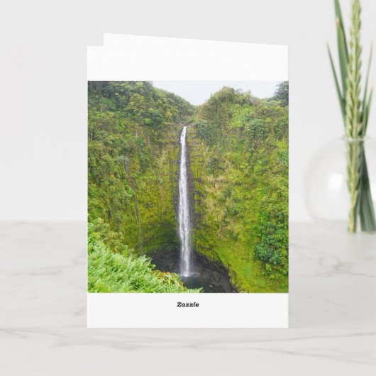 Happy Retirement, Akaka Herfsten, Hawaï, Kaart (Achterkant)