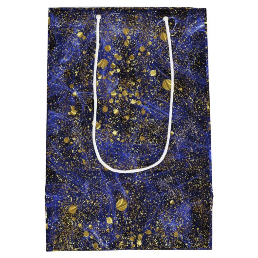 Happy Retirement ballonnen, glitter & Streamers Medium Cadeauzakje (Achterkant)