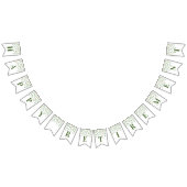 Happy Retirement Banner Goud Groene Confetti (Alle)