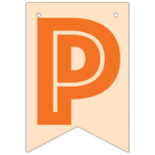 HAPPY RETIREMENT BANNER, Oranje kleur Vlaggetjes (Derde vlag)