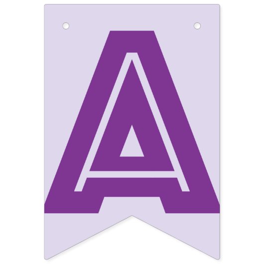 HAPPY RETIREMENT BANNER, Paarse kleur Vlaggetjes (Tweede vlag)