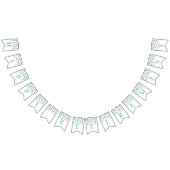 Happy Retirement Banner Silver Black Confetti (Alle)