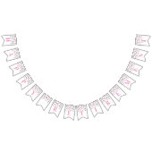 Happy Retirement Banner Zwart Roze Confetti (Alle)