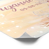 Happy Retirement Beach Coastal Shell Poster (Hoek)