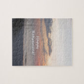 Happy Retirement Beach sunset Legpuzzel (Horizontaal)