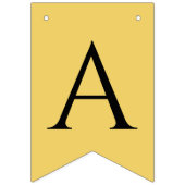 Happy Retirement Black op geel goud Vlaggetjes (Tweede vlag)