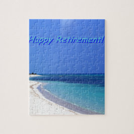 Happy Retirement - Blauwe lucht, blauwe oceaan Legpuzzel