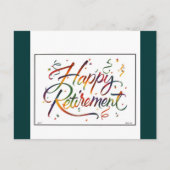 Happy Retirement Briefkaart (Voorkant)
