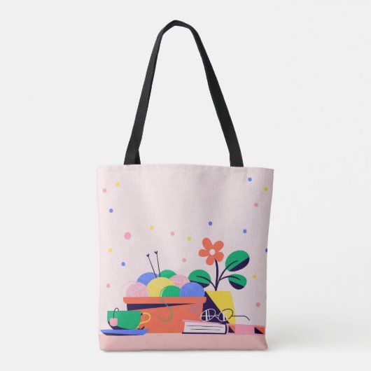 Happy Retirement Canvas tas (Achterkant)