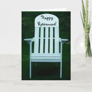 Happy Retirement Chair Kaart