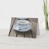 Happy Retirement Coffee Cup Kaart (Voorkant)