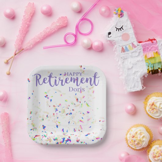 Happy Retirement Confetti Paper Bord (Feest)