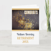 Happy Retirement Congrates Custom Kaart (Voorkant)