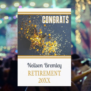 Happy Retirement Congrates Custom Kaart