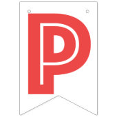 HAPPY RETIREMENT Coral Red, Turquoise, Oranje ster Vlaggetjes (Derde vlag)